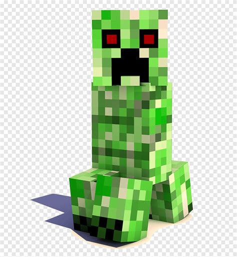 Minecraft Creeper, Creeper, grass, 3D Modeling png | PNGEgg