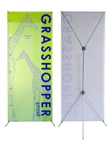 Grasshopper Adjustable Banner Stand Small | BannerQ WholeSale Tradeshow Displays