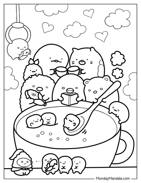 20 Sumikko Gurashi Coloring Pages (Free PDF Printables), 58% OFF