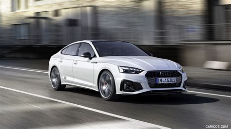 2022 Audi A5 Sportback S Line Competition Plus (Color: Glacier White Metallic) - Front Three ...