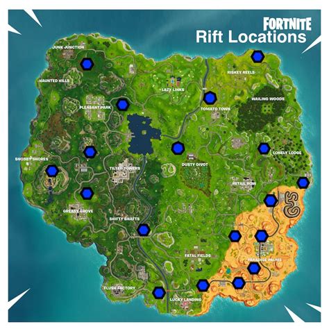 'Fortnite' Rift Locations: Video and Guide for Finding Them All on the Map