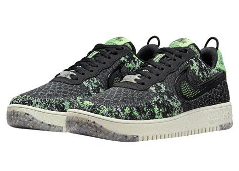 BUY Nike Air Force 1 Crater Flyknit Black Volt | Kixify Marketplace