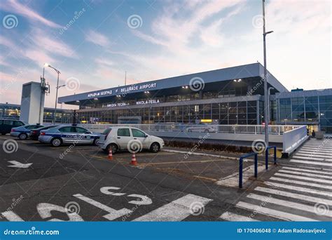 International Airport Nikola Tesla in Belgrade, Serbia Editorial Stock ...