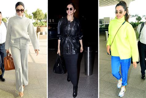 Deepika Padukone's Airport Style Is Anything But Boring