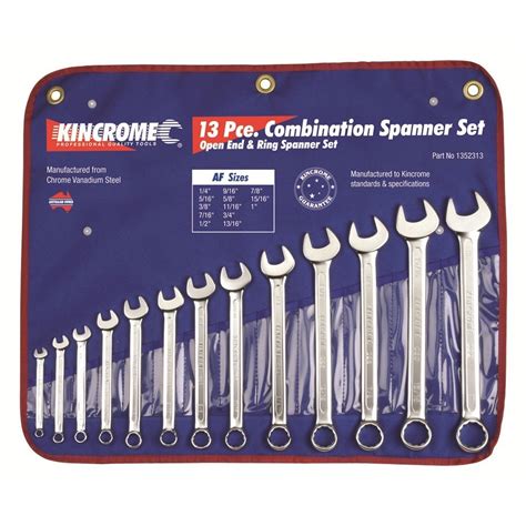 Kincrome Combination Spanner Set 13 Piece AF '1352313' - Discount Trader