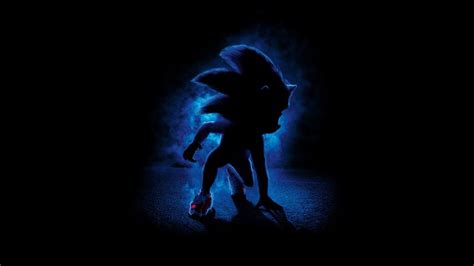 Sonic the Hedgehog Wallpaper 4K, Black background, 5K, 8K