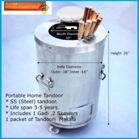 Portable Home Tandoor – Kitchen Konnections