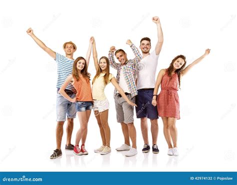 Group of happy students stock photo. Image of happy, friends - 42974132