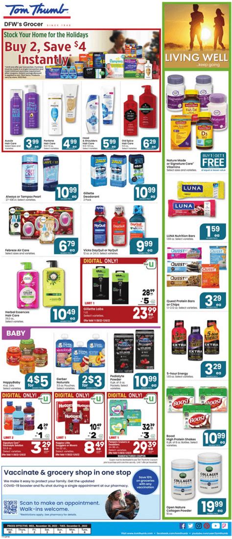 Tom Thumb Weekly Ad Nov 30 – Dec 06, 2022