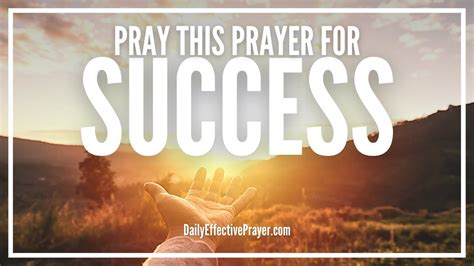 Powerful Prayer For Success | Prayer For Success In Life - YouTube