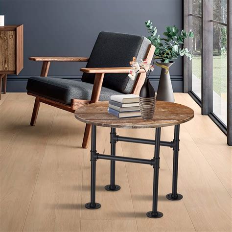 Coffee Table Legs, Industrial Metal Table Legs, Black Pipe Table Legs ...