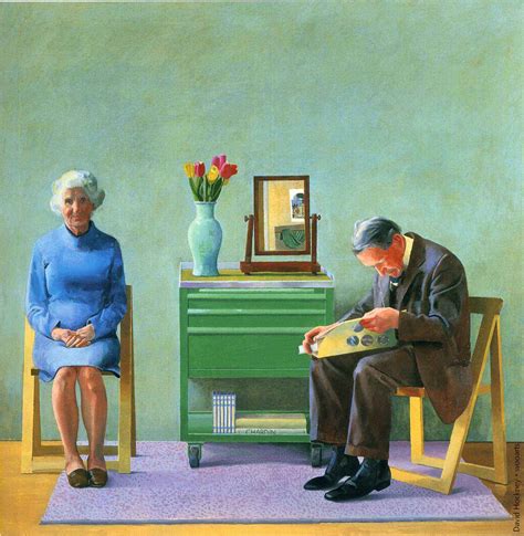 David Hockney Gallery | Portrait and Printmaking Paintings - British Artist