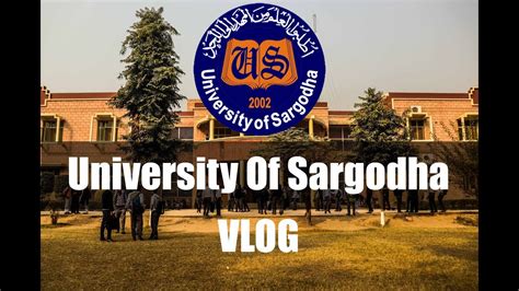 University Of Sargodha Vlog | Intro to University departments - YouTube