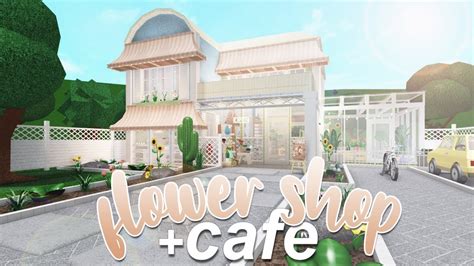 ROBLOX | Bloxburg: Flower Shop & Cafe 180k - YouTube