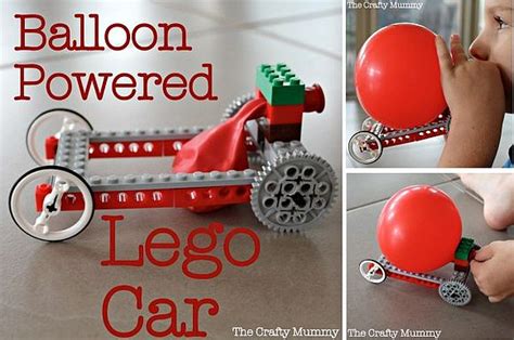 Burn some Rubber with Balloon Powered Lego Car!