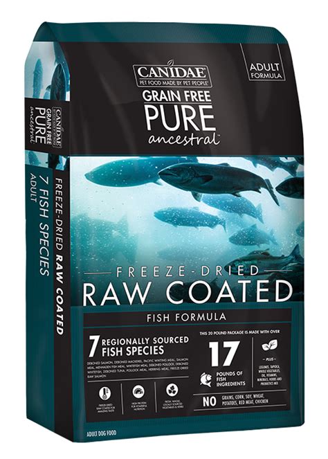 Canidae PURE Ancestral Grain Free Fish Formula with Salmon, Mackerel, & Pacific Whiting Raw ...