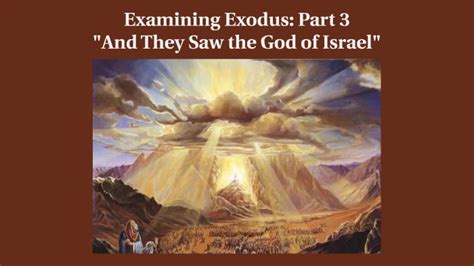 Examining Exodus: Part 3 by Richard Chambers