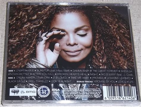 JANET JACKSON Unbreakable CD SOUTH AFRICA includes 2 bonus tracks Cat ...