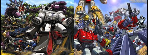 Autobots Vs Decepticons Wallpaper