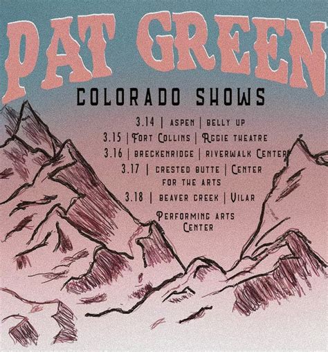 Pat Green Concerts & Live Tour Dates: 2024-2025 Tickets | Bandsintown