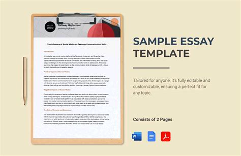 Essay Templates in Google Docs - FREE Download | Template.net