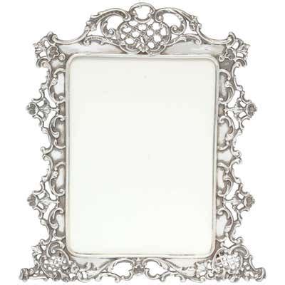 Beautiful All-Sterling Silver Picture Frame at 1stdibs