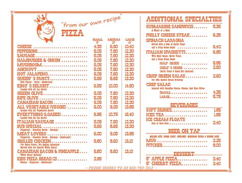 Pizza King Menu, Menu for Pizza King, Longview, Longview - Urbanspoon/Zomato