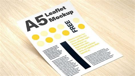 A5 Leaflet Mockup » CSS Author