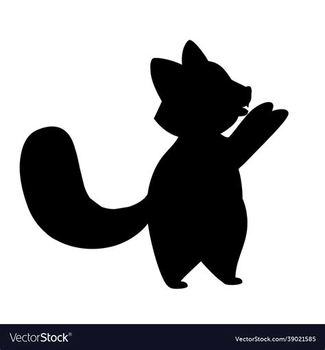 Cute adorable red panda hands up cartoon design Vector Image