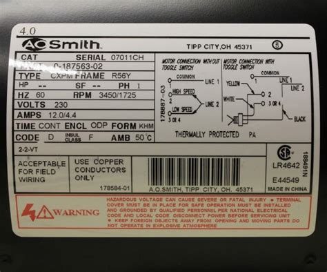 Century Electric Motor Wiring Diagram