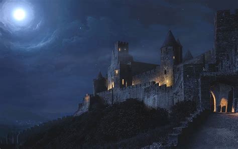 Castle Night Wallpapers - Wallpaper Cave