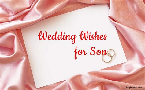 70 Wedding Wishes For Son – Messages & Quotes – Tiny Positive