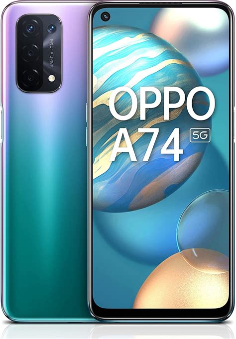 Oppo A74 5G Smartphone Dual SIM 128GB 6GB RAM, 6.5'' Display 18W Fast Charge 48MP AI Quad Camera ...