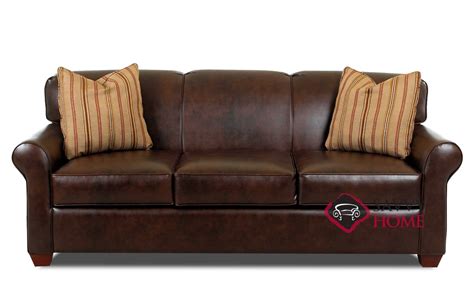 Calgary Leather Sleeper Sofas Queen by Savvy is Fully Customizable by You | SavvyHomeStore.com
