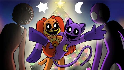 🌙Catnap and dogday☀️ invade the horror multiverse Christmas special ...