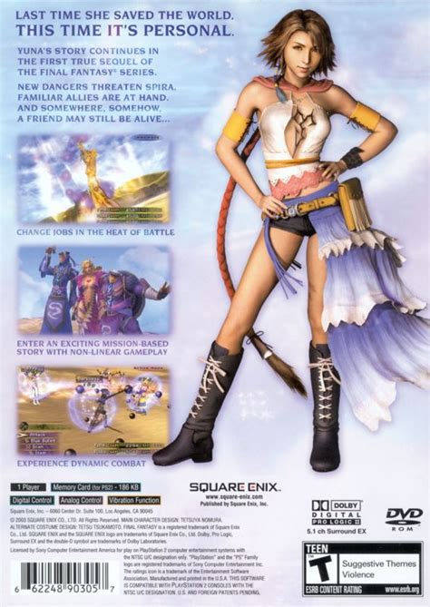 Final Fantasy X-2 (2003) PlayStation 2 box cover art - MobyGames