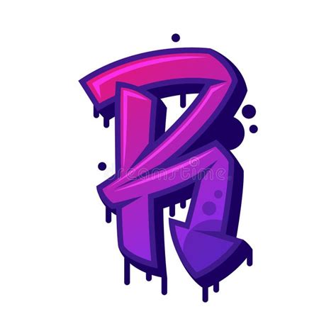 Written Graffiti Font Alphabetical Stock Illustrations – 68 Written ...