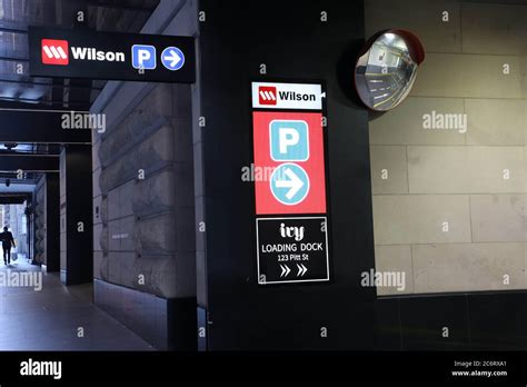 Wilson Parking on Pitt Street, Sydney, NSW, Australia Stock Photo - Alamy