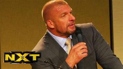 WWE COO Triple H announces NXT Takeover to the NXT roster | WWE