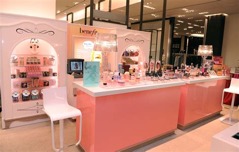 Love this retail look....yummy, creamy pink...... Benefit Brow Bar ...