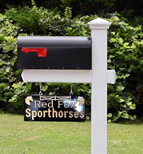 Mailbox Address Sign, Double Sided, Mailbox, Address Plaque, Address ...