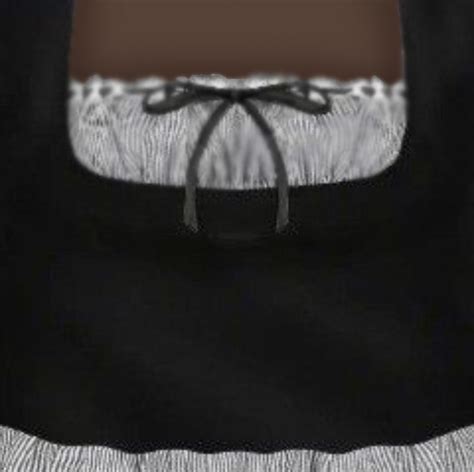 Free Roblox T-shirt Black striped cottage core w/ ribbon 🖤