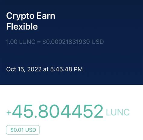 My weekly profit from staking LUNAC on Crypto.com 🥲 : r/LunaClassic