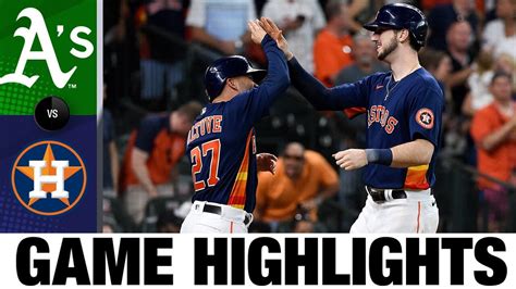 Athletics vs. Astros Highlights (10/3/21) | MLB Highlights