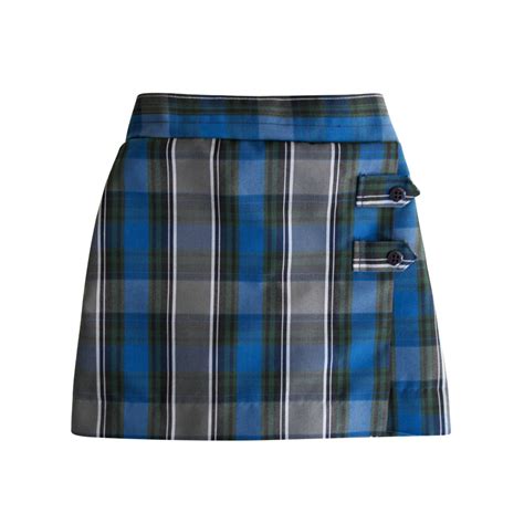 Plaid Knife Pleated Skirt