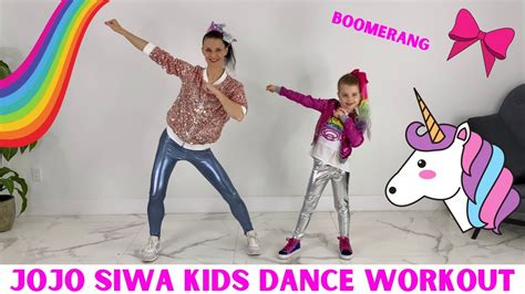 Kids Dance Workout - JoJo Siwa Boomerang, D.R.E.A.M, Hold The Drama (JoJo Siwa Songs) - YouTube