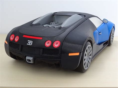 'HBot 3D' 3D Prints an Amazing Bugatti Veyron 1:8 Scale Model Car ...