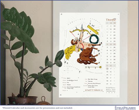 Astrology Calendar 2023 Printable / Digital Download Monthly - Etsy