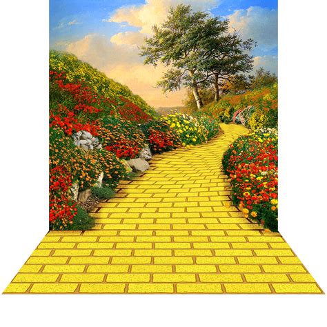 yellow brick road photo backdrop | Yellow brick road, Wizard of oz, Brick road