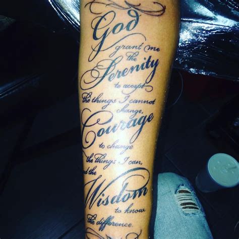 Light script wrk || Serenity Prayer #õvõ #serenityprayertattoo # ...